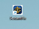 SextantFix-Verknüpfung auf dem Desktop